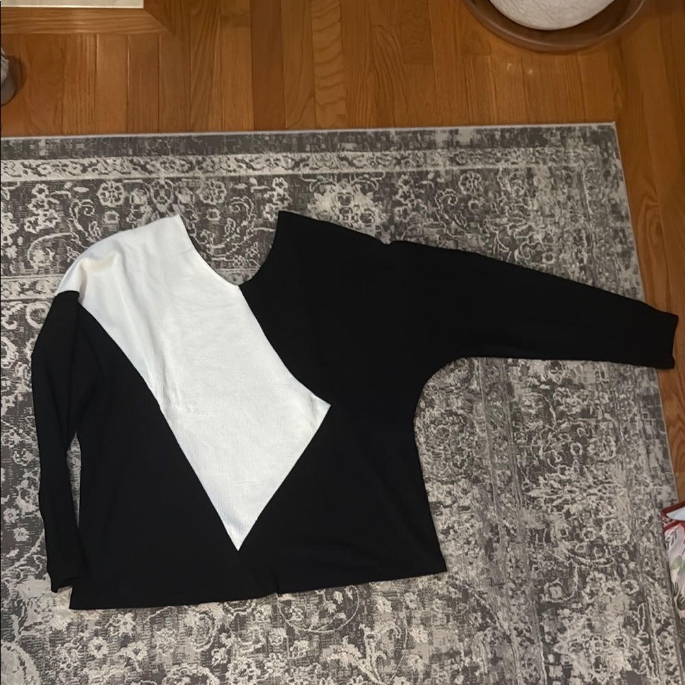Black and White Sweater